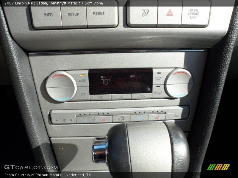 Amethyst Metallic / Light Stone 2007 Lincoln MKZ Sedan