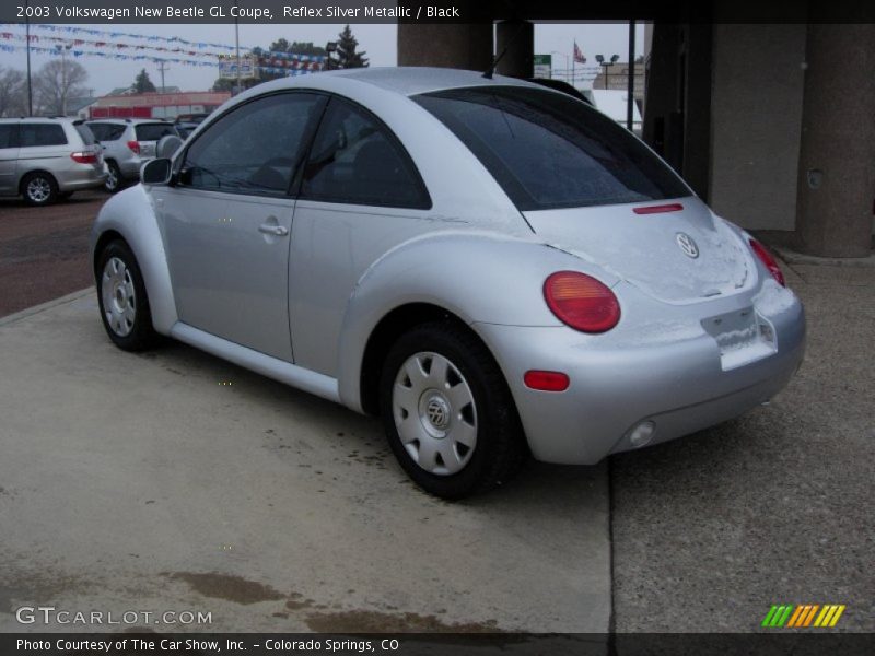 Reflex Silver Metallic / Black 2003 Volkswagen New Beetle GL Coupe