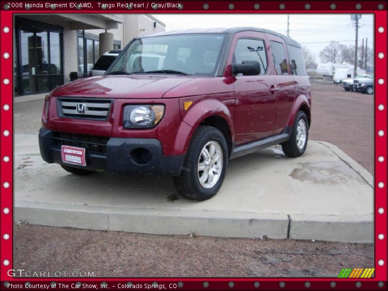 Tango Red Pearl / Gray/Black 2008 Honda Element EX AWD