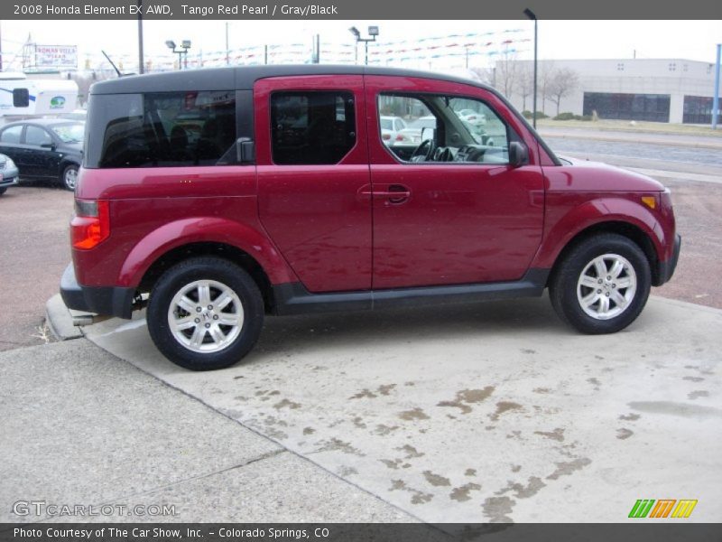 Tango Red Pearl / Gray/Black 2008 Honda Element EX AWD