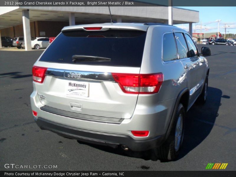 Bright Silver Metallic / Black 2012 Jeep Grand Cherokee Laredo X Package