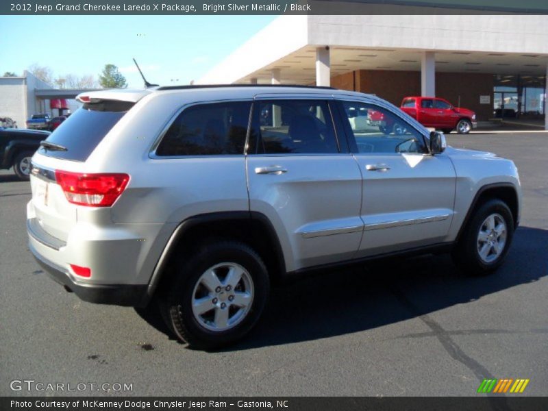 Bright Silver Metallic / Black 2012 Jeep Grand Cherokee Laredo X Package