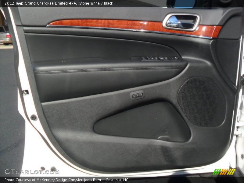 Stone White / Black 2012 Jeep Grand Cherokee Limited 4x4
