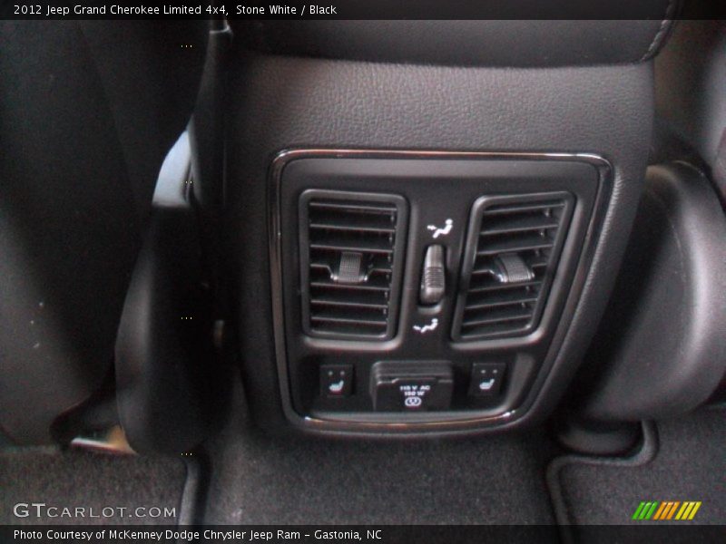 Stone White / Black 2012 Jeep Grand Cherokee Limited 4x4