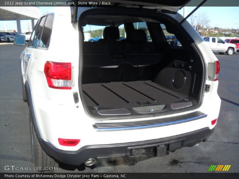 Stone White / Black 2012 Jeep Grand Cherokee Limited 4x4