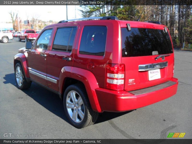 Deep Cherry Red Crystal Pearl / Dark Slate Gray 2012 Jeep Liberty Jet