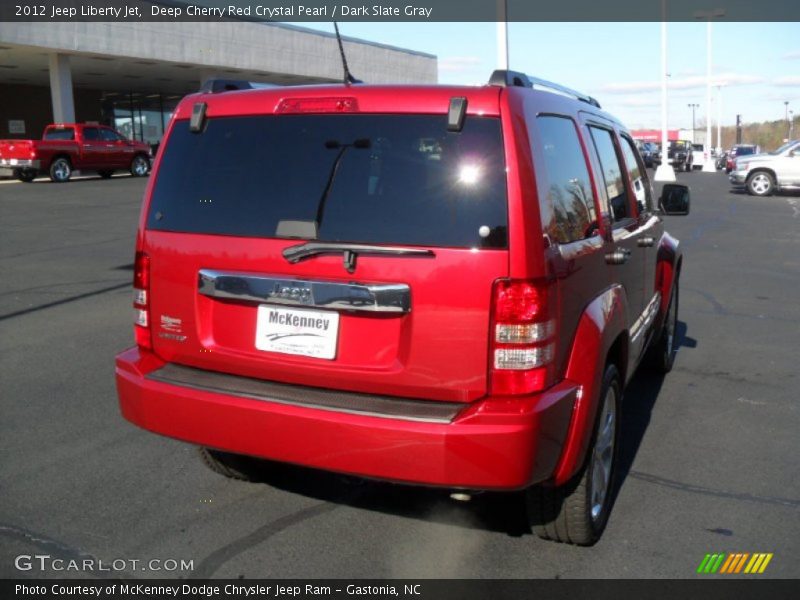 Deep Cherry Red Crystal Pearl / Dark Slate Gray 2012 Jeep Liberty Jet