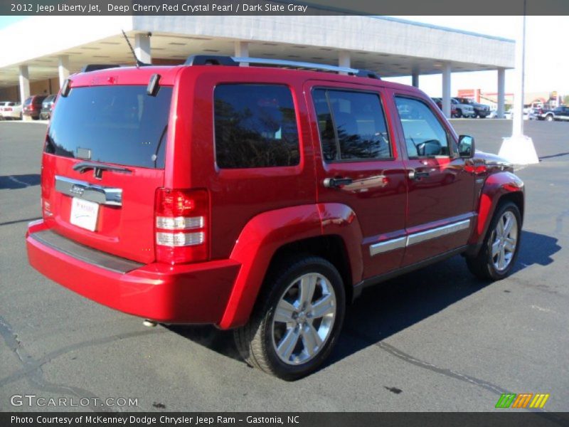 Deep Cherry Red Crystal Pearl / Dark Slate Gray 2012 Jeep Liberty Jet