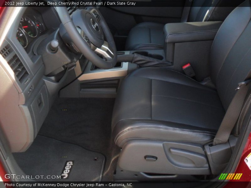 Deep Cherry Red Crystal Pearl / Dark Slate Gray 2012 Jeep Liberty Jet