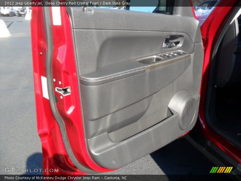 Deep Cherry Red Crystal Pearl / Dark Slate Gray 2012 Jeep Liberty Jet