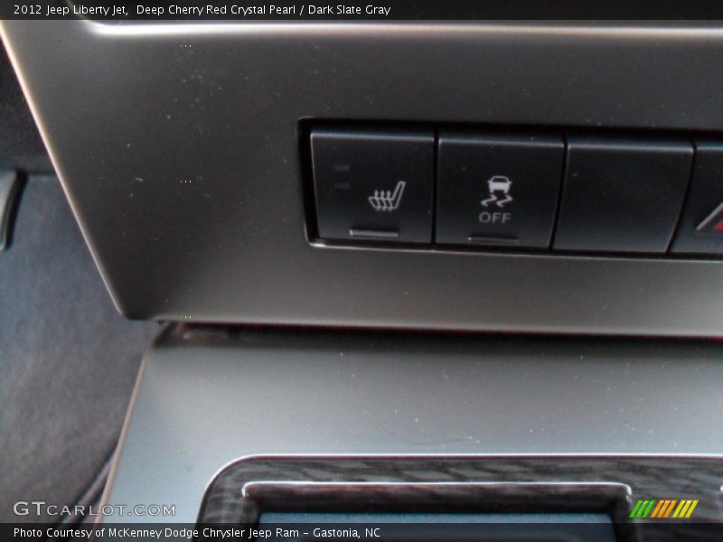 Deep Cherry Red Crystal Pearl / Dark Slate Gray 2012 Jeep Liberty Jet