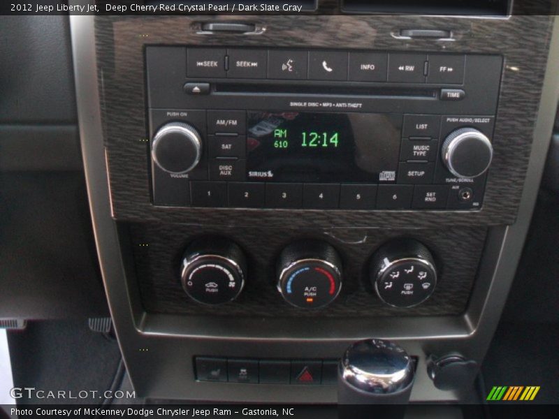 Deep Cherry Red Crystal Pearl / Dark Slate Gray 2012 Jeep Liberty Jet