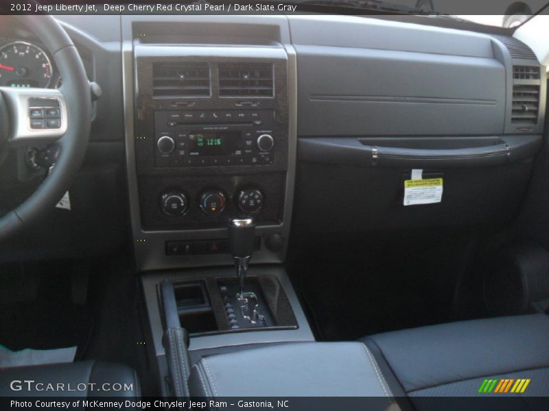 Deep Cherry Red Crystal Pearl / Dark Slate Gray 2012 Jeep Liberty Jet
