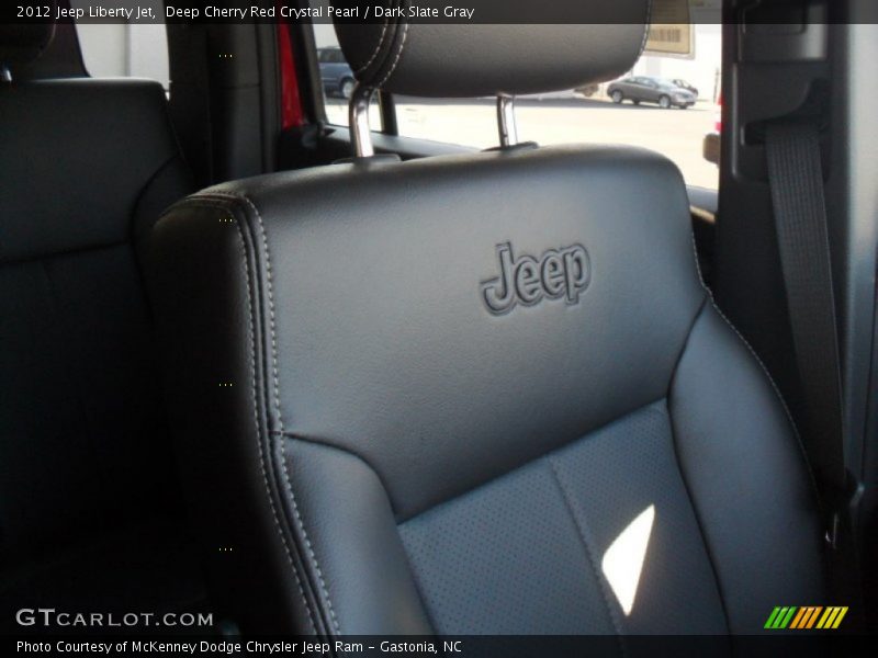 Deep Cherry Red Crystal Pearl / Dark Slate Gray 2012 Jeep Liberty Jet