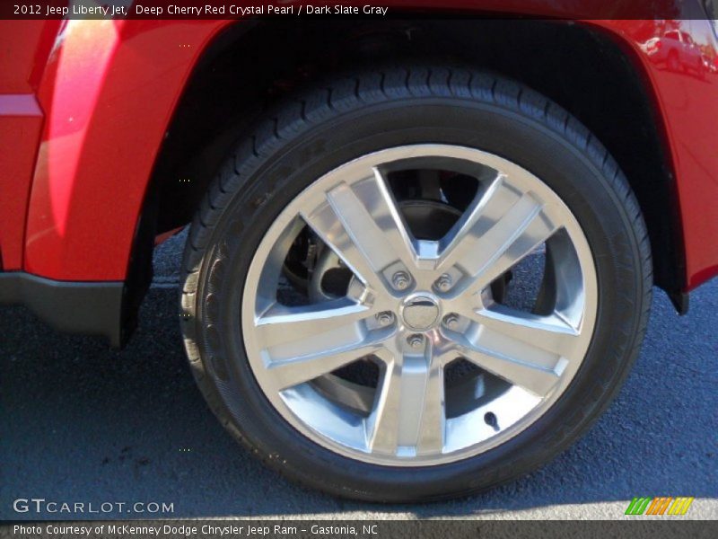 Deep Cherry Red Crystal Pearl / Dark Slate Gray 2012 Jeep Liberty Jet