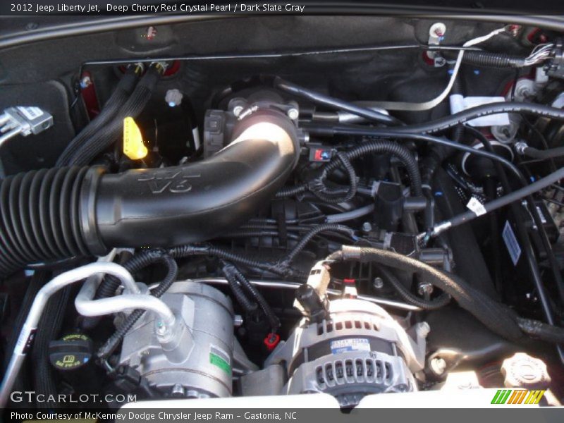 Deep Cherry Red Crystal Pearl / Dark Slate Gray 2012 Jeep Liberty Jet