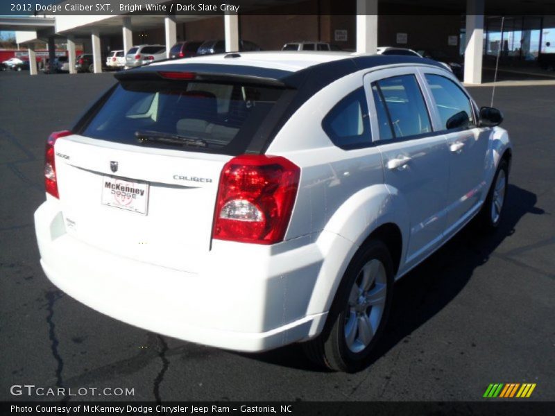 Bright White / Dark Slate Gray 2012 Dodge Caliber SXT