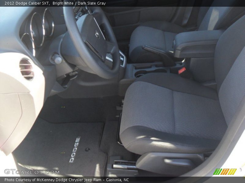 Bright White / Dark Slate Gray 2012 Dodge Caliber SXT