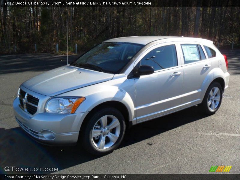 Bright Silver Metallic / Dark Slate Gray/Medium Graystone 2012 Dodge Caliber SXT