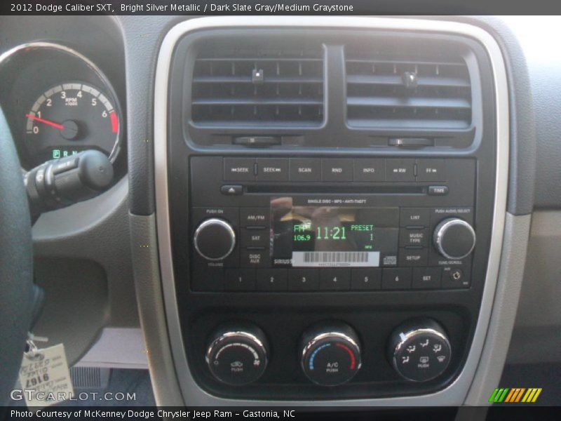 Bright Silver Metallic / Dark Slate Gray/Medium Graystone 2012 Dodge Caliber SXT