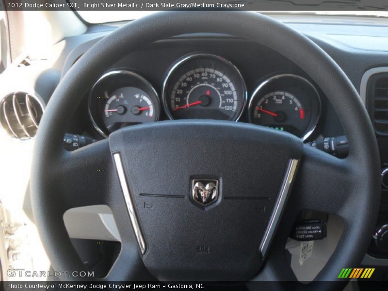 Bright Silver Metallic / Dark Slate Gray/Medium Graystone 2012 Dodge Caliber SXT