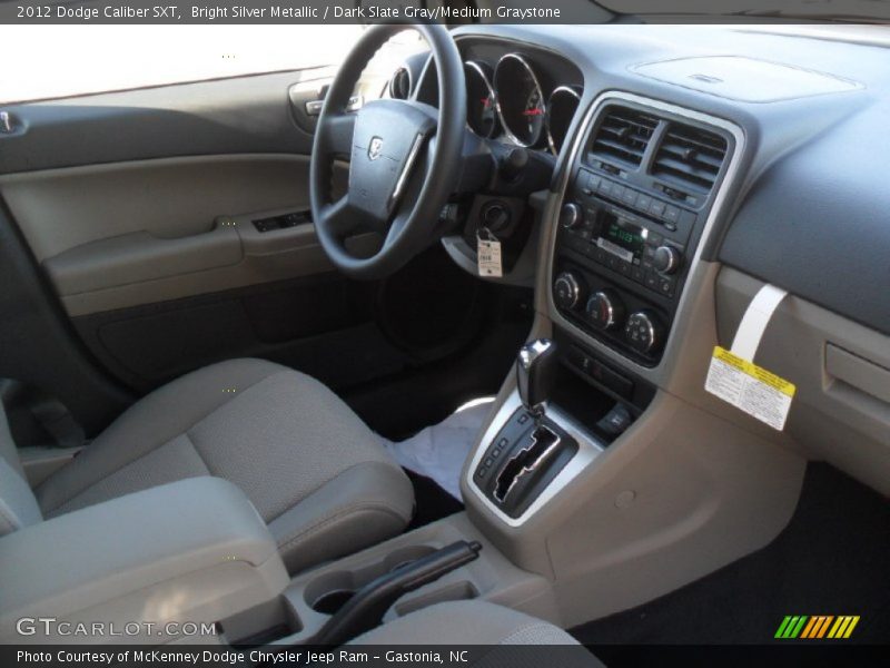 Bright Silver Metallic / Dark Slate Gray/Medium Graystone 2012 Dodge Caliber SXT