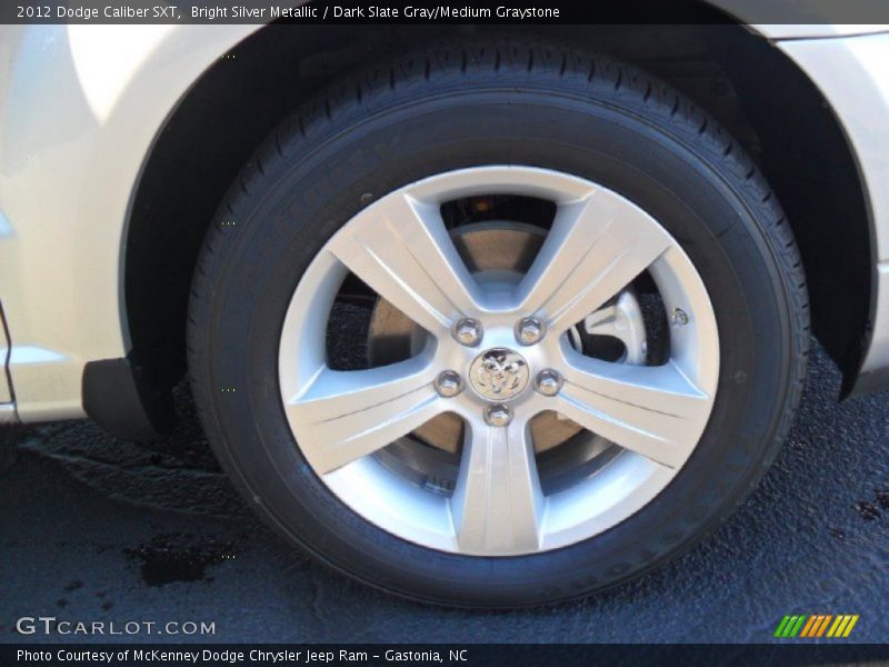 Bright Silver Metallic / Dark Slate Gray/Medium Graystone 2012 Dodge Caliber SXT