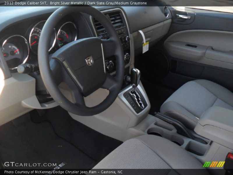 Bright Silver Metallic / Dark Slate Gray/Medium Graystone 2012 Dodge Caliber SXT