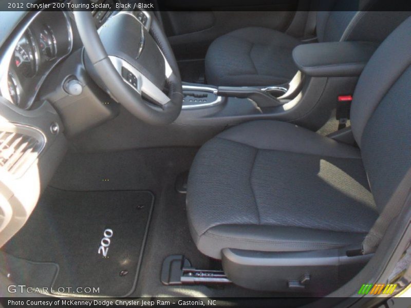 Black / Black 2012 Chrysler 200 Touring Sedan