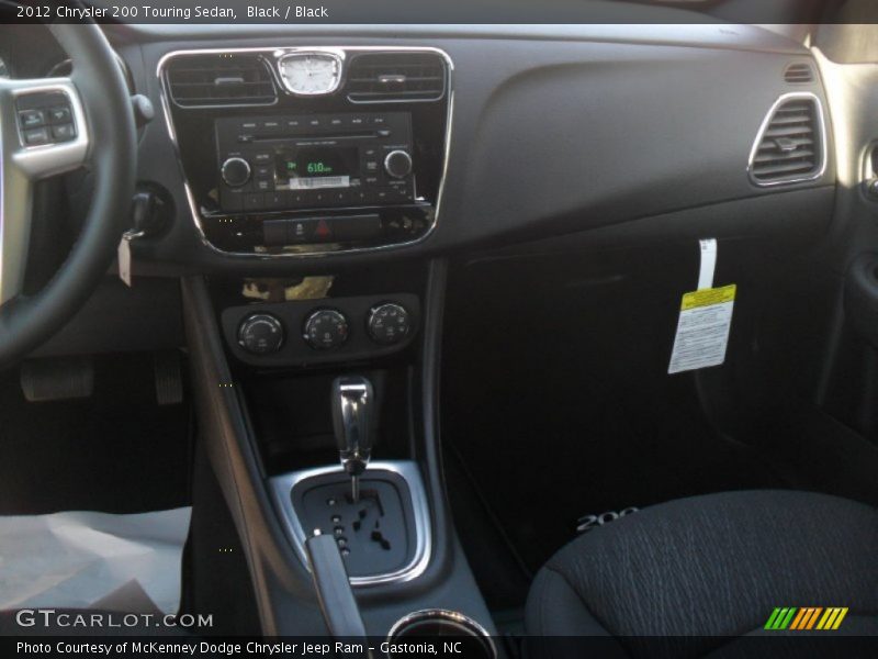 Black / Black 2012 Chrysler 200 Touring Sedan