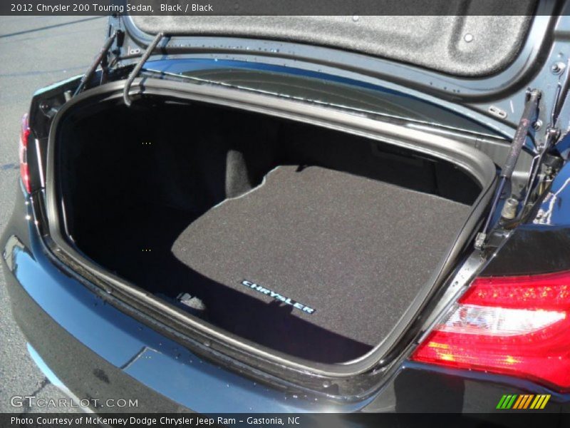 Black / Black 2012 Chrysler 200 Touring Sedan