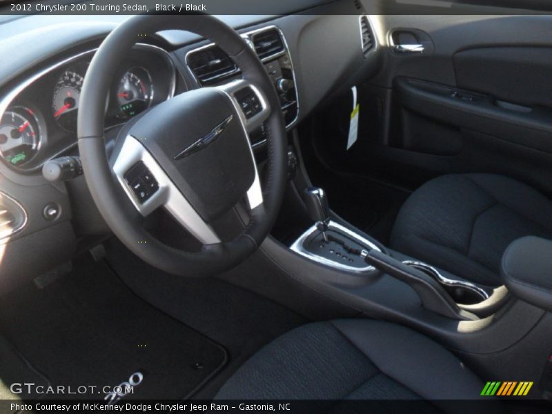 Black / Black 2012 Chrysler 200 Touring Sedan