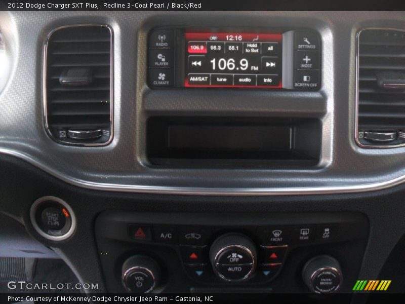 Redline 3-Coat Pearl / Black/Red 2012 Dodge Charger SXT Plus