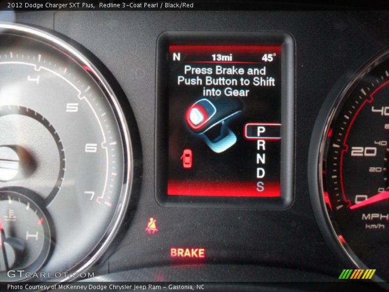 Redline 3-Coat Pearl / Black/Red 2012 Dodge Charger SXT Plus