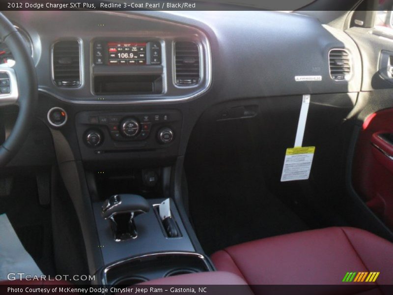 Redline 3-Coat Pearl / Black/Red 2012 Dodge Charger SXT Plus