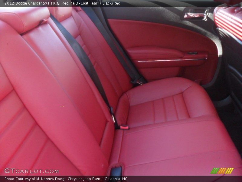 Redline 3-Coat Pearl / Black/Red 2012 Dodge Charger SXT Plus