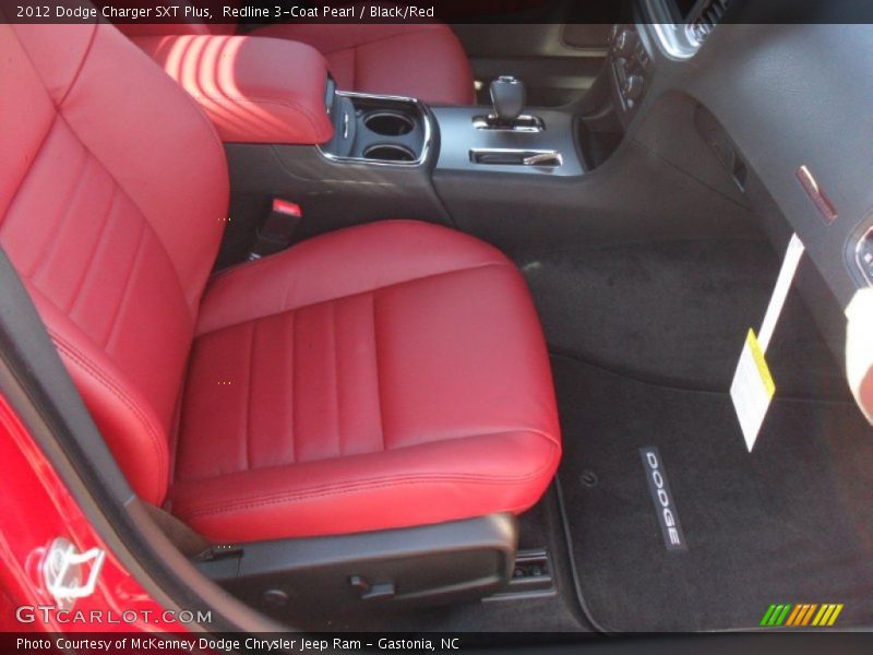 Redline 3-Coat Pearl / Black/Red 2012 Dodge Charger SXT Plus