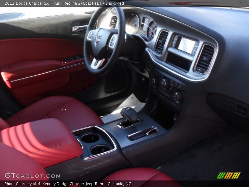 Redline 3-Coat Pearl / Black/Red 2012 Dodge Charger SXT Plus