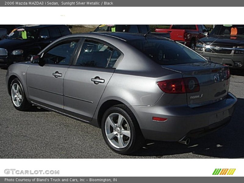 Sunlight Silver Metallic / Black 2006 Mazda MAZDA3 i Sedan