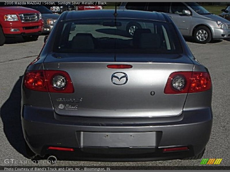 Sunlight Silver Metallic / Black 2006 Mazda MAZDA3 i Sedan