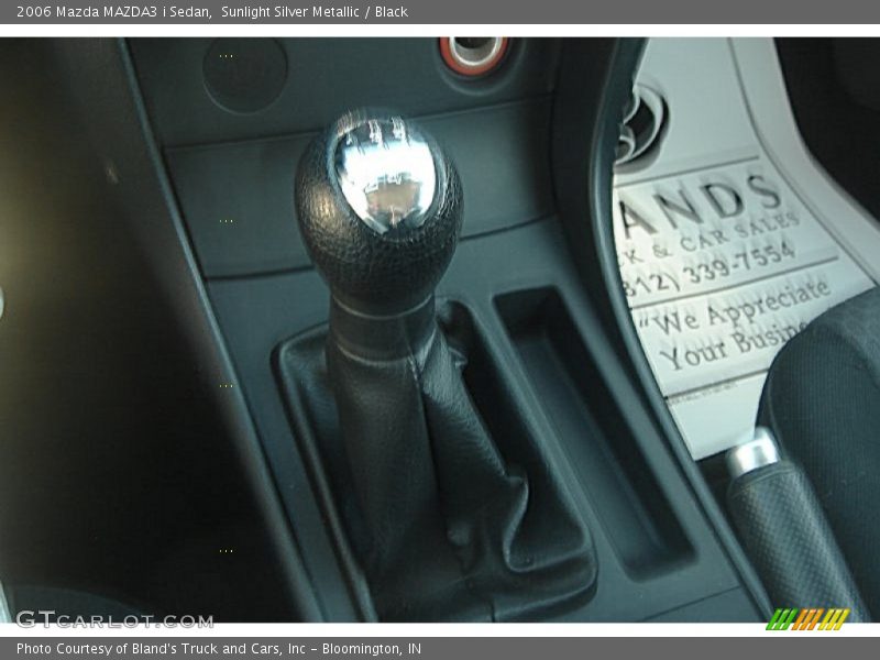 Sunlight Silver Metallic / Black 2006 Mazda MAZDA3 i Sedan
