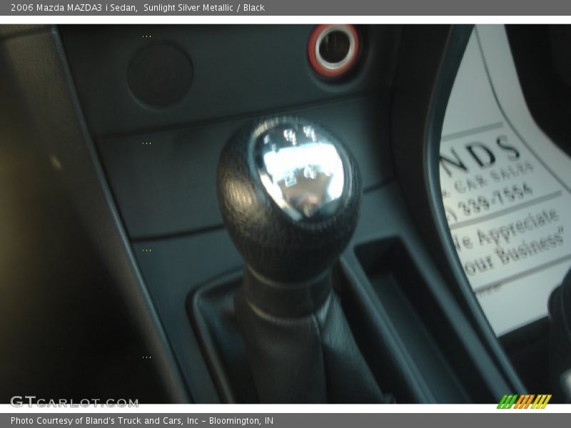 Sunlight Silver Metallic / Black 2006 Mazda MAZDA3 i Sedan