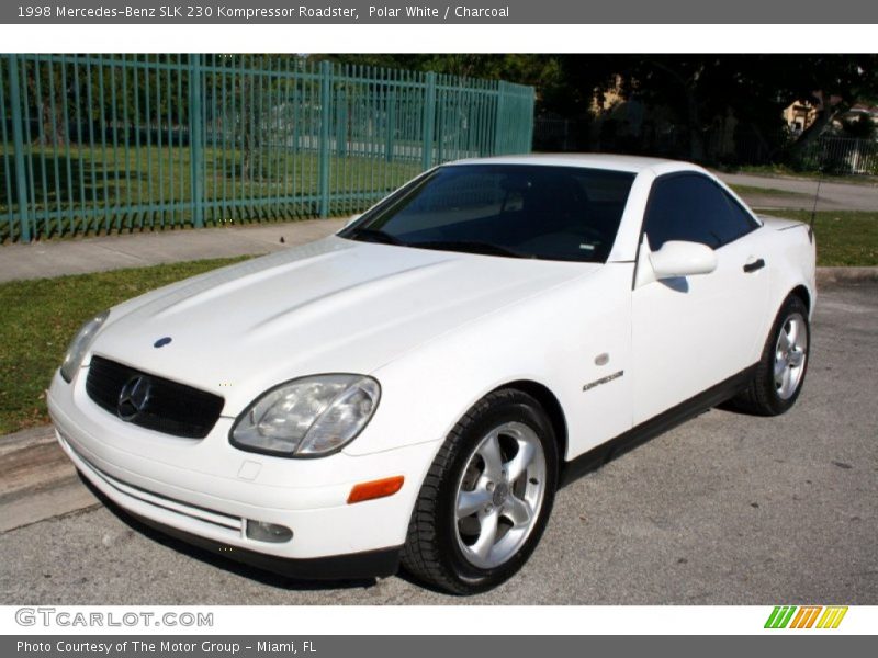 Polar White / Charcoal 1998 Mercedes-Benz SLK 230 Kompressor Roadster
