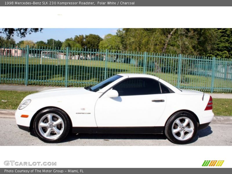 Polar White / Charcoal 1998 Mercedes-Benz SLK 230 Kompressor Roadster