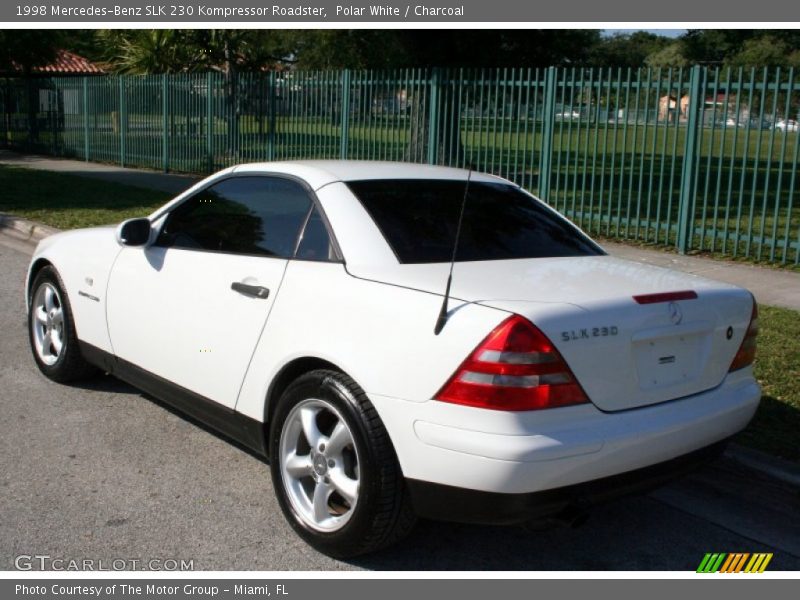 Polar White / Charcoal 1998 Mercedes-Benz SLK 230 Kompressor Roadster