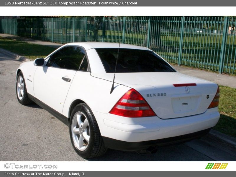 Polar White / Charcoal 1998 Mercedes-Benz SLK 230 Kompressor Roadster