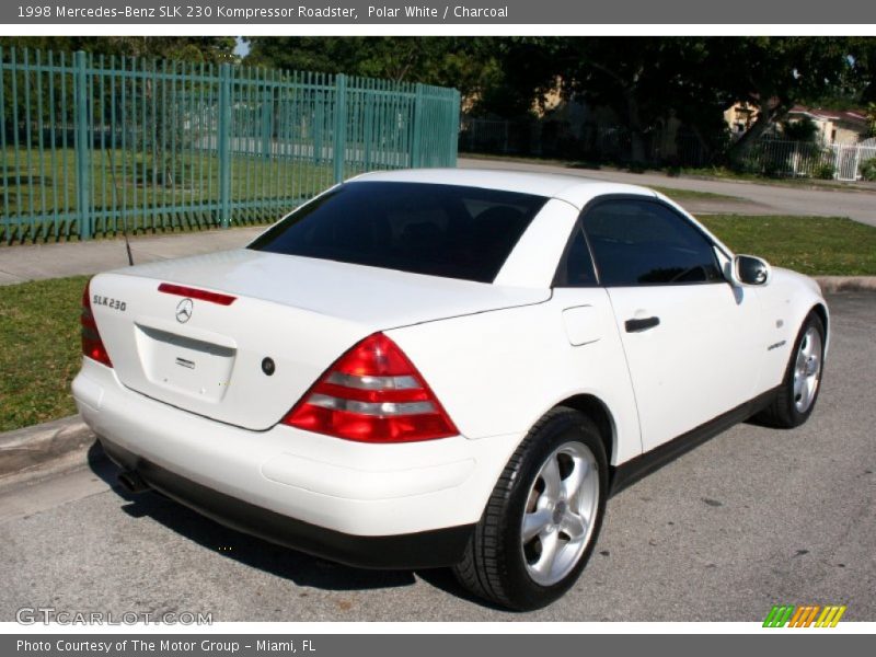 Polar White / Charcoal 1998 Mercedes-Benz SLK 230 Kompressor Roadster