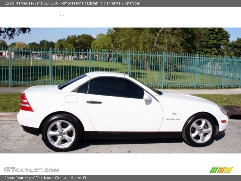 Polar White / Charcoal 1998 Mercedes-Benz SLK 230 Kompressor Roadster