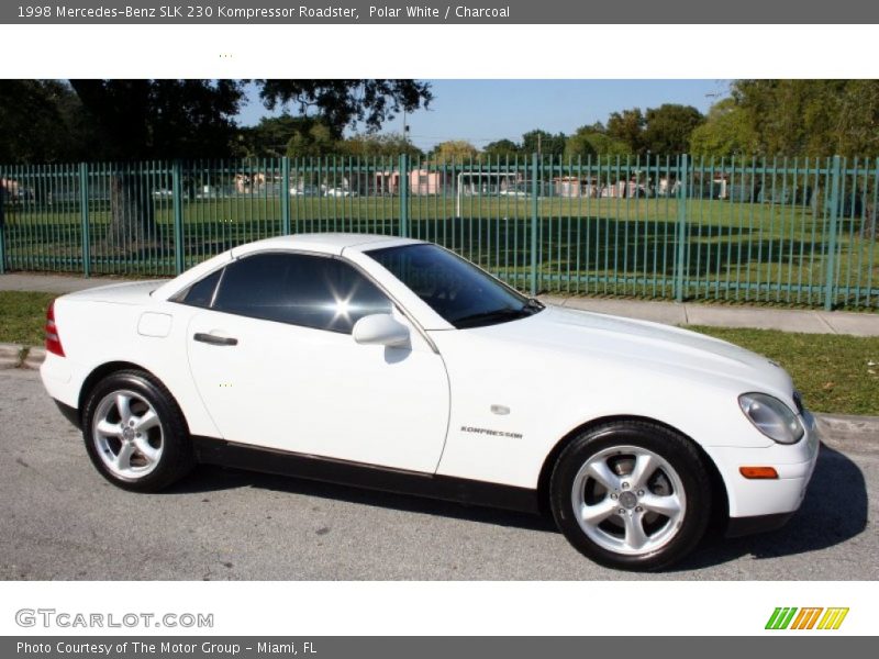 Polar White / Charcoal 1998 Mercedes-Benz SLK 230 Kompressor Roadster
