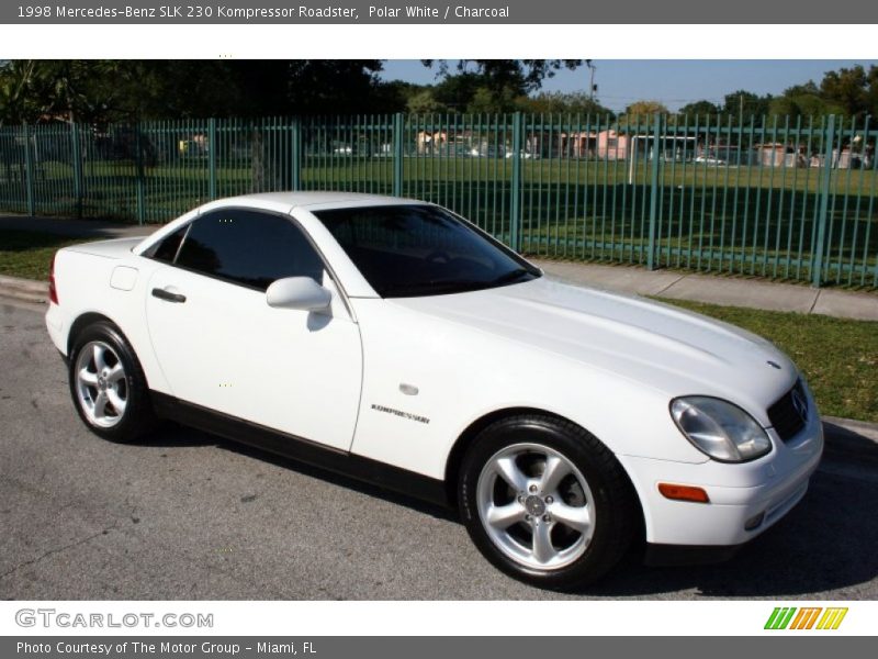Polar White / Charcoal 1998 Mercedes-Benz SLK 230 Kompressor Roadster
